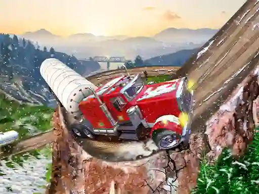 Permainan Semi Truck Snow Simulator secara online