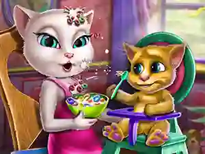 Permainan Angela Toddler Feed secara online