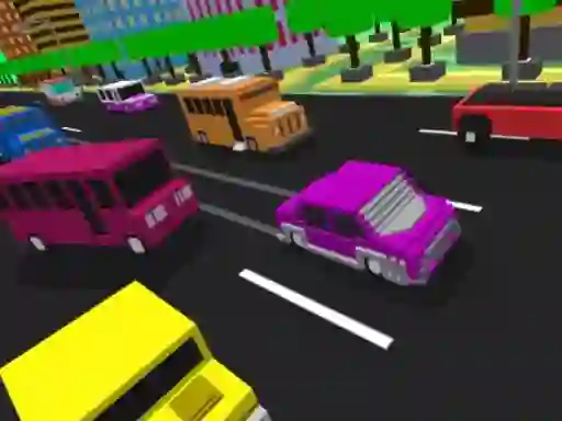 Permainan Blocky Highway Racing secara online