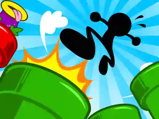 Permainan Stickman Bouncing secara online