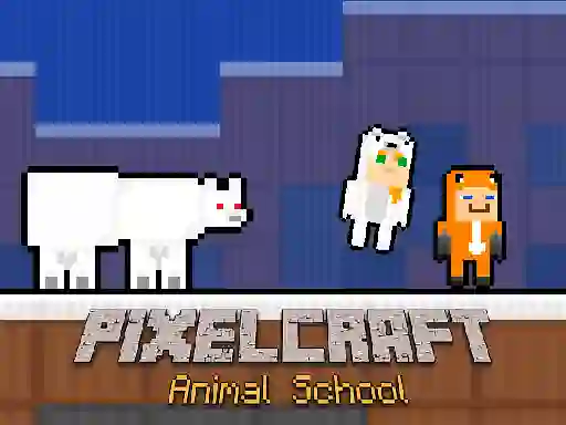 Permainan PixelCraft Animal School secara online