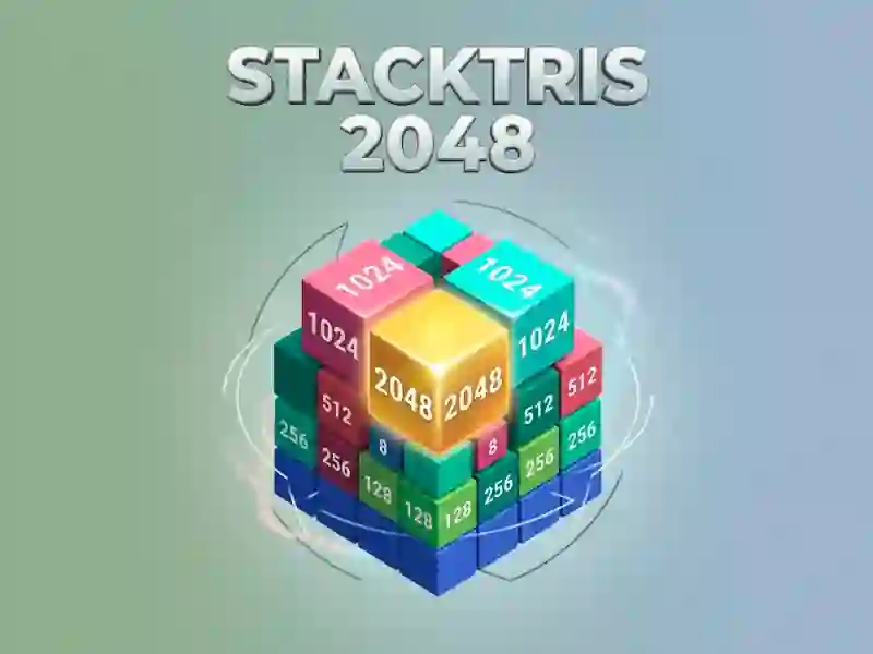 Permainan Stacktris 2048 secara online