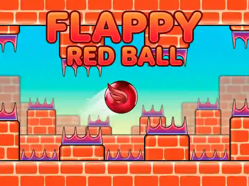 Permainan Flappy red ball secara online
