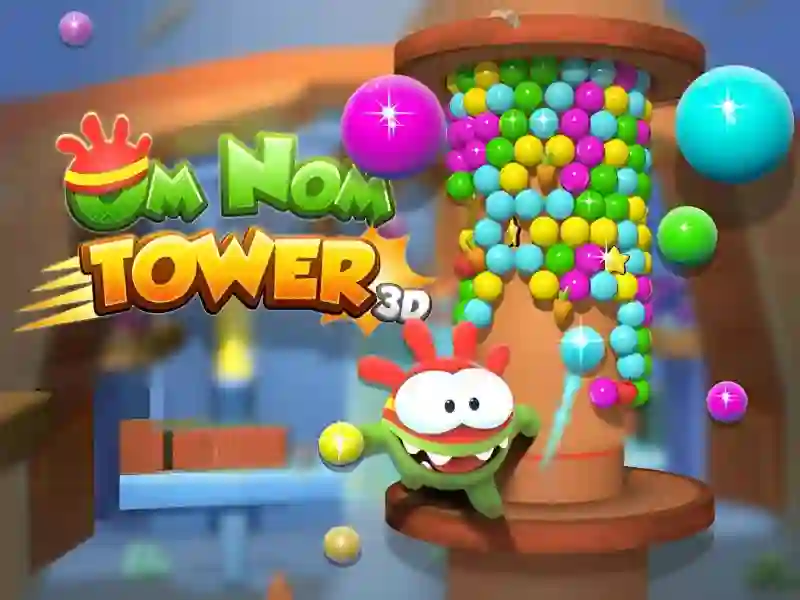 Permainan Om Nom Tower 3D secara online