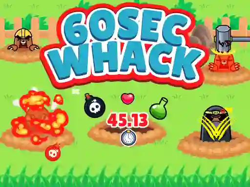 Permainan 60 Second Whack secara online