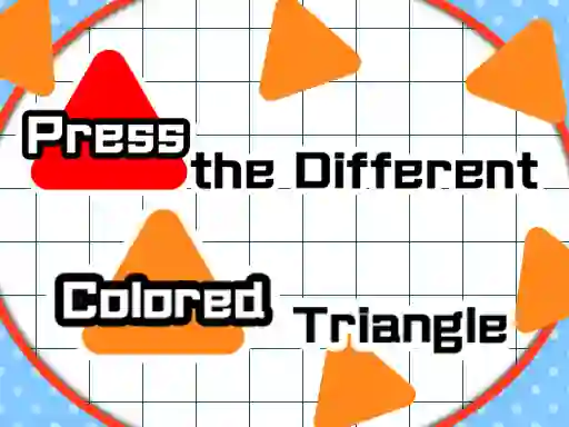 Permainan Press The Different Colored Triangle secara online