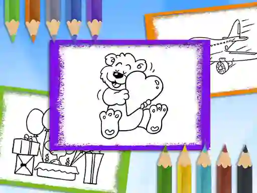 Permainan Cartoon Coloring Book secara online