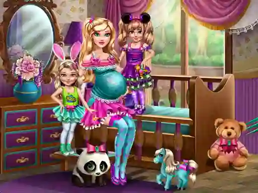 Permainan Barbie With Twins secara online