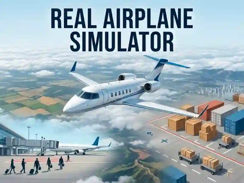 Permainan Real Airplane Simulator secara online