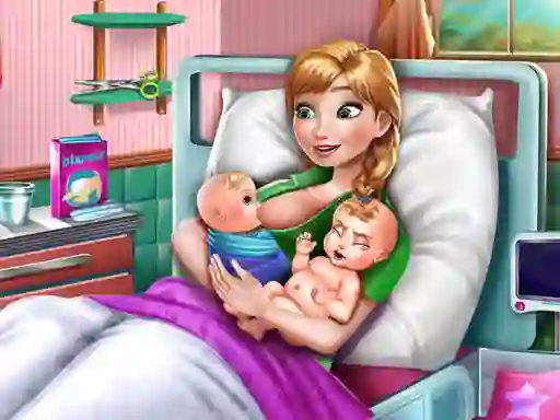 Permainan Ice Princess Twins Birth secara online