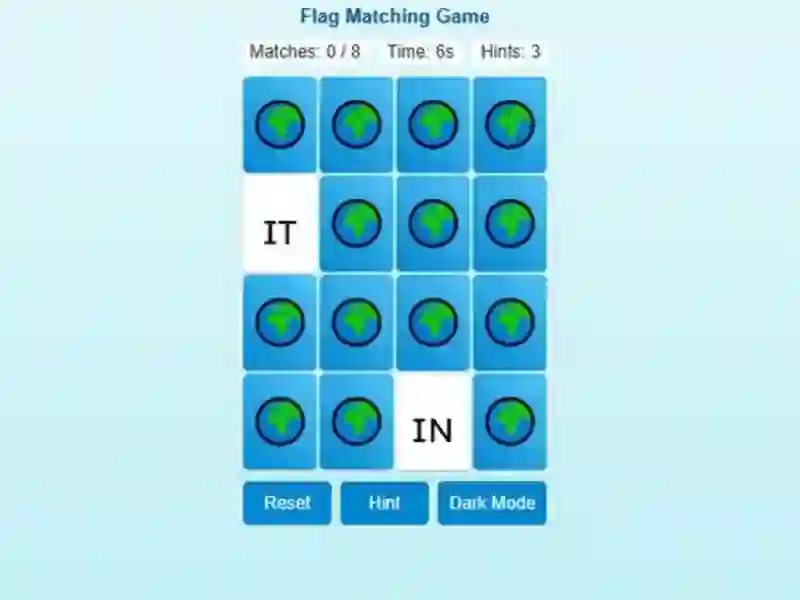 Permainan Memory Match Flag Edition secara online