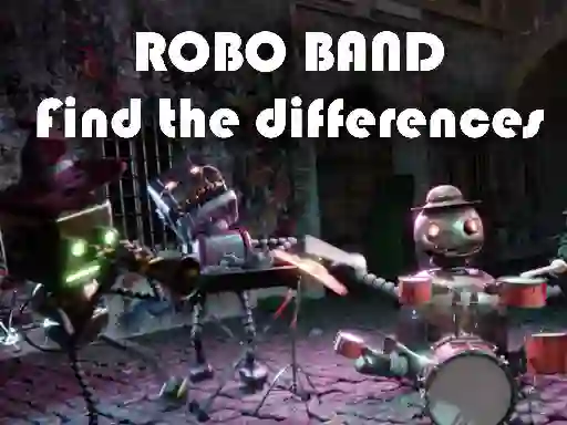 Permainan Robot Band - Find the Differences secara online