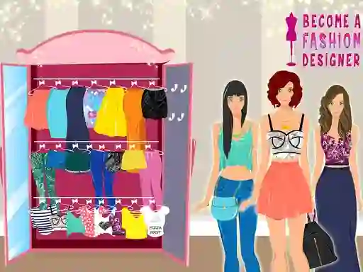 Permainan Become a Fashion Designer secara online