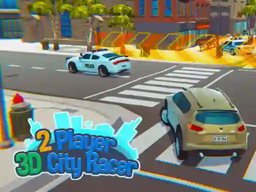 Permainan 2 Player 3D City Racer secara online