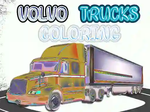 Permainan Volvo Trucks Coloring secara online