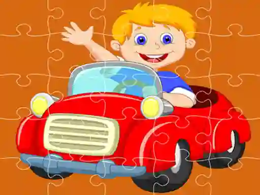 Permainan Pedal Cars Jigsaw secara online