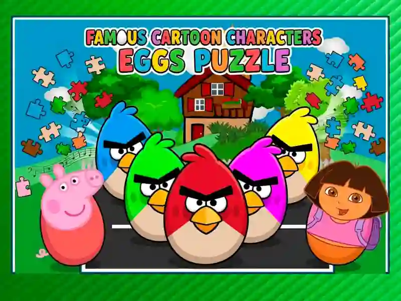 Permainan Famous Cartoon Characters Eggs secara online