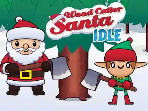Permainan Wood Cutter Santa Idle secara online
