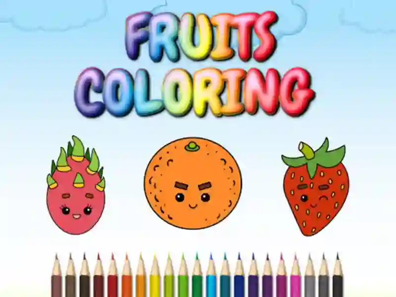Permainan FRUITS COLORING secara online