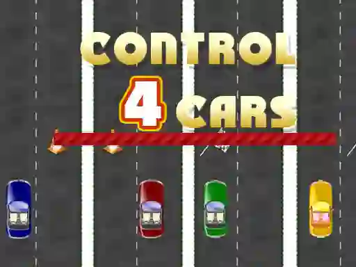 Permainan Control 4 Cars secara online