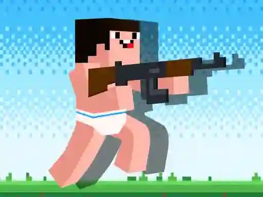 Permainan Noob Rush vs Pro Monsters secara online