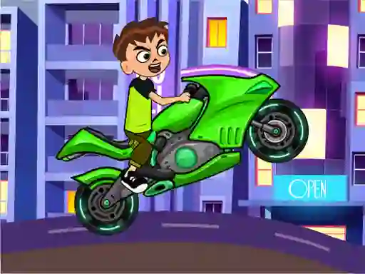 Permainan Ben 10 Racer punk secara online