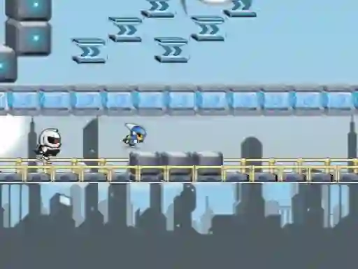 Permainan Gravity Guy HTML5 secara online