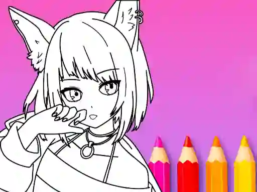 Permainan Anime Manga Coloring Book secara online