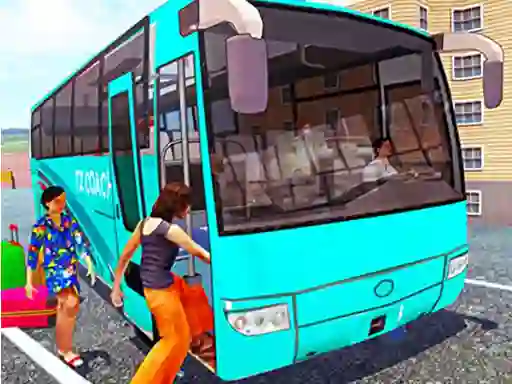 Permainan Off Road bus Transport Driver: Tourist Coach Sim secara online