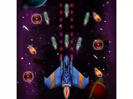 Permainan Space War 3D secara online