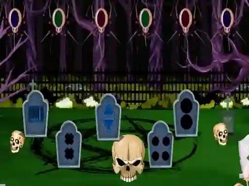 Permainan Dark Cemetery Escape secara online