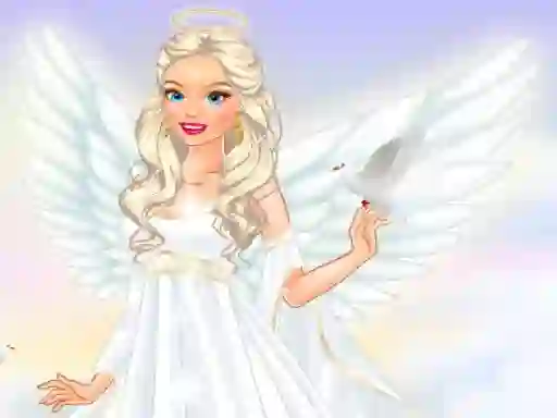 Permainan Sweet angel dress up secara online