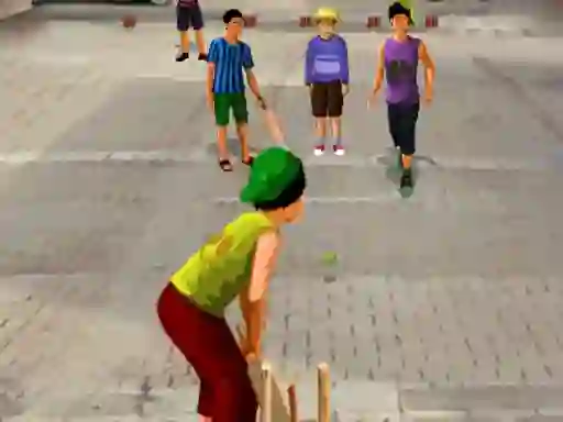 Permainan Gully Cricket secara online