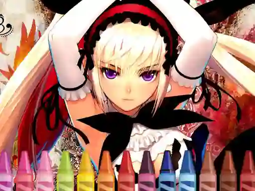 Permainan 4GameGround Anime Manga Coloring secara online