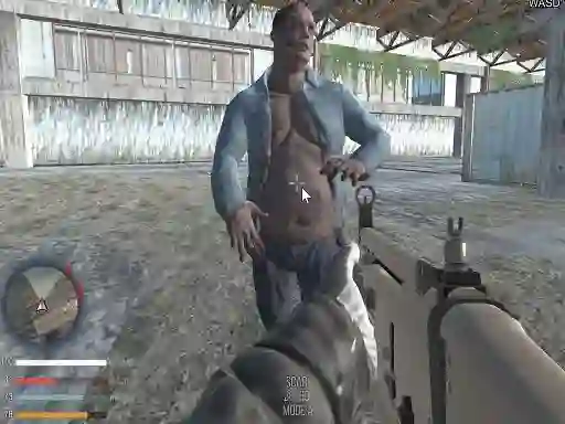 Permainan Dark Forest Zombie Survival FPS secara online