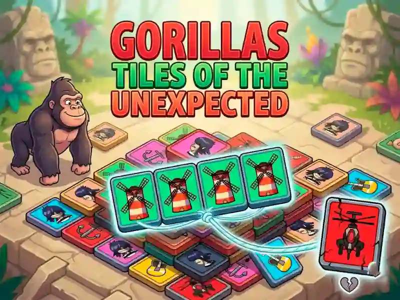 Permainan Gorillas Tiles Of The Unexpected secara online