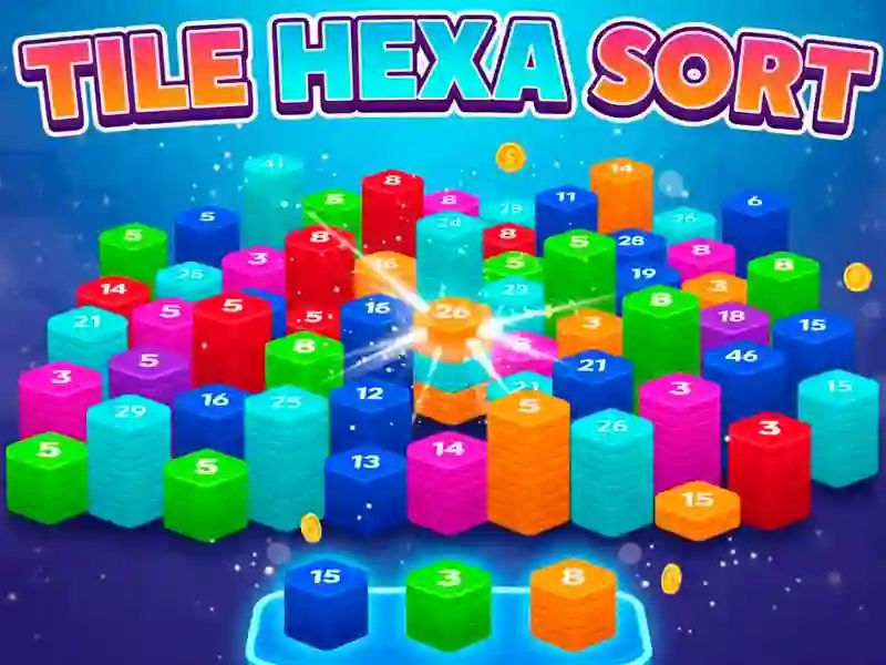 Permainan Tile Hexa Sort secara online