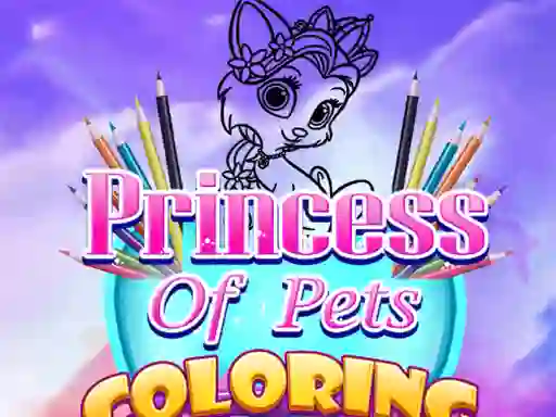 Permainan Princess Of Pets Coloring secara online