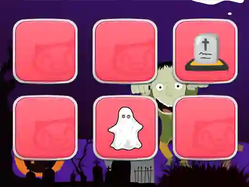 Permainan Memory Halloween secara online