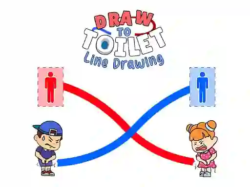 Permainan Draw To Toilet Line Drawing secara online