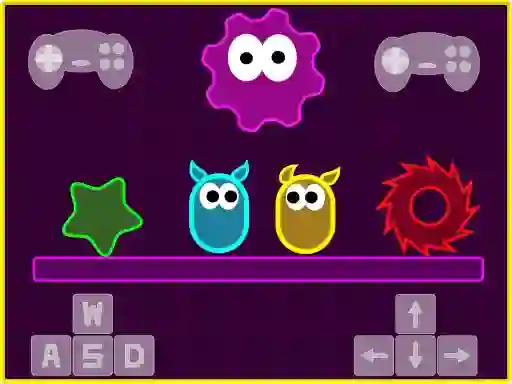 Permainan Neon Slimes secara online