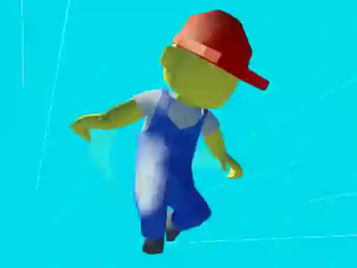Permainan Parkour Run 3d.io secara online