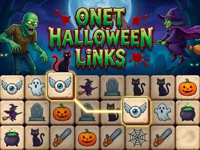 Permainan ONet Halloween Links secara online