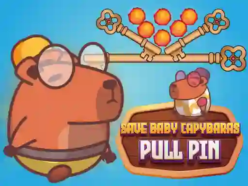 Permainan Save Baby Capybaras Pull Pin secara online