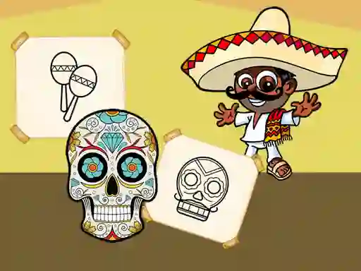 Permainan Crazy Mexican Coloring secara online