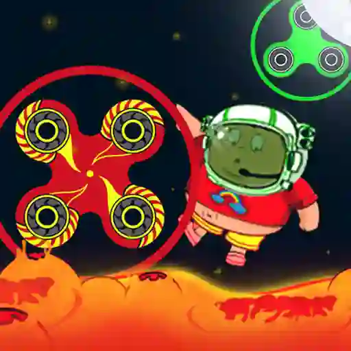 Permainan Spinner Astro the Floor is Lava secara online