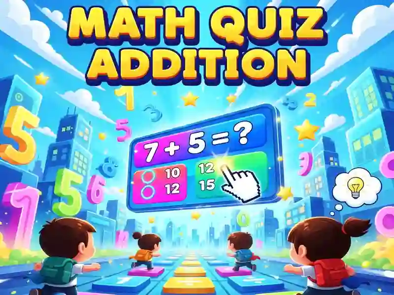Permainan Math Quiz Addition secara online