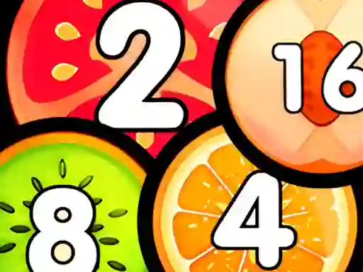 Permainan Merge Balls Shooter 2048 Connect Fruits secara online