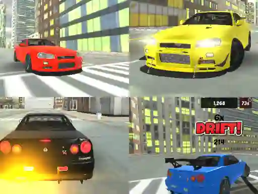 Permainan Skyline Drift 3d secara online