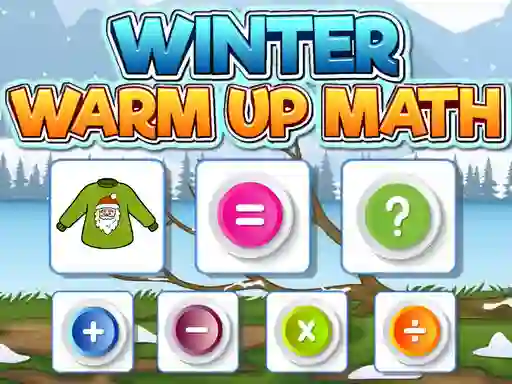 Permainan Winter Warm Up Math secara online